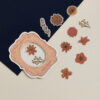 Golden Deco Flowers