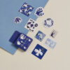 Nordic Blue Birds Box